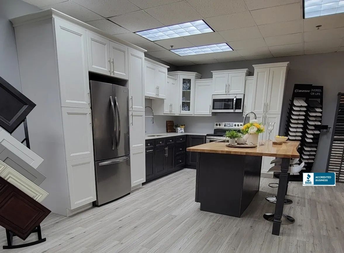 Modern kitchen showroom display